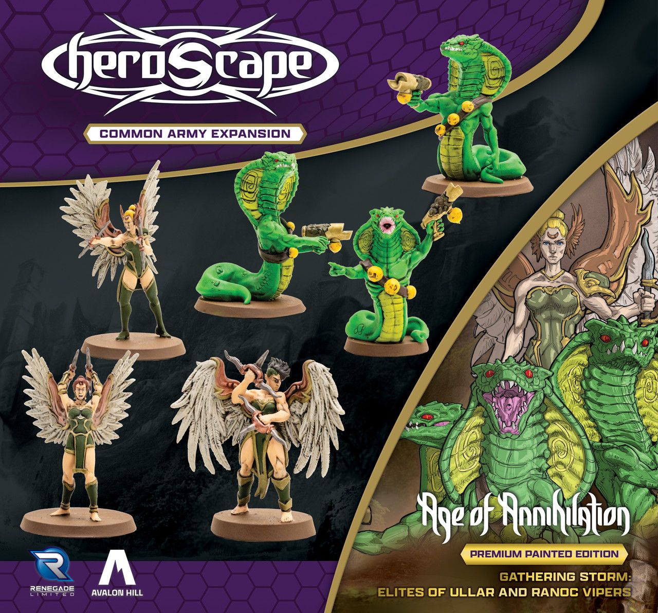 Heroscape: Elites of Ullar and Ranoc Vipers Army Expansion