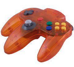 Fire Orange N64 Controller