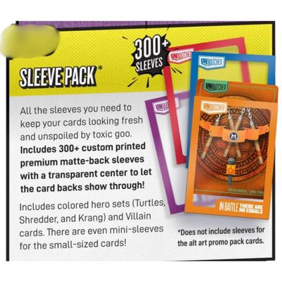 Unmatched Adventures: TMNT Sleeve Pack (Kickstarter)