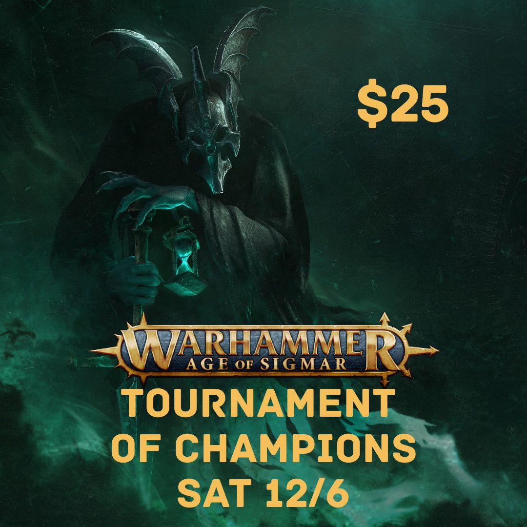 Age of Sigmar Tournament of Champions 12/6/25