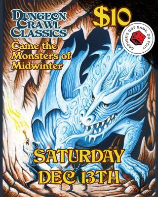 Saturday Showcase: DCC Came the Monsters of Midwinter
