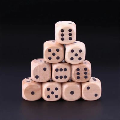 d6 Wooden Die