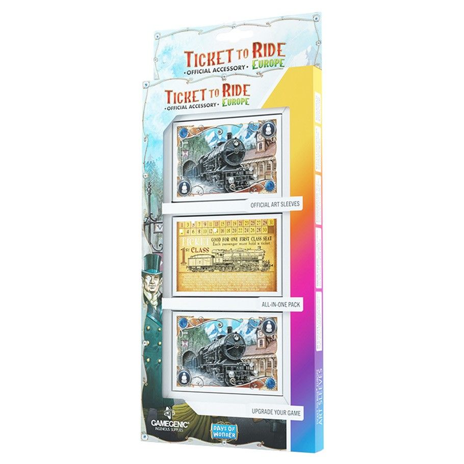 DP: Ticket to Ride: EU Art Sleeves(100)
