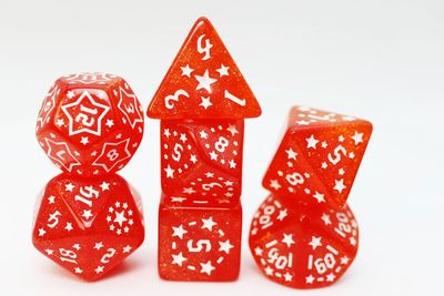 RPG Dice Set (7): Shooting Stars: Nitrogen Rpg Dice Set