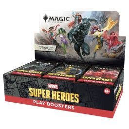 Magic: The Gathering - Marvel Super Heroes Play Booster Display