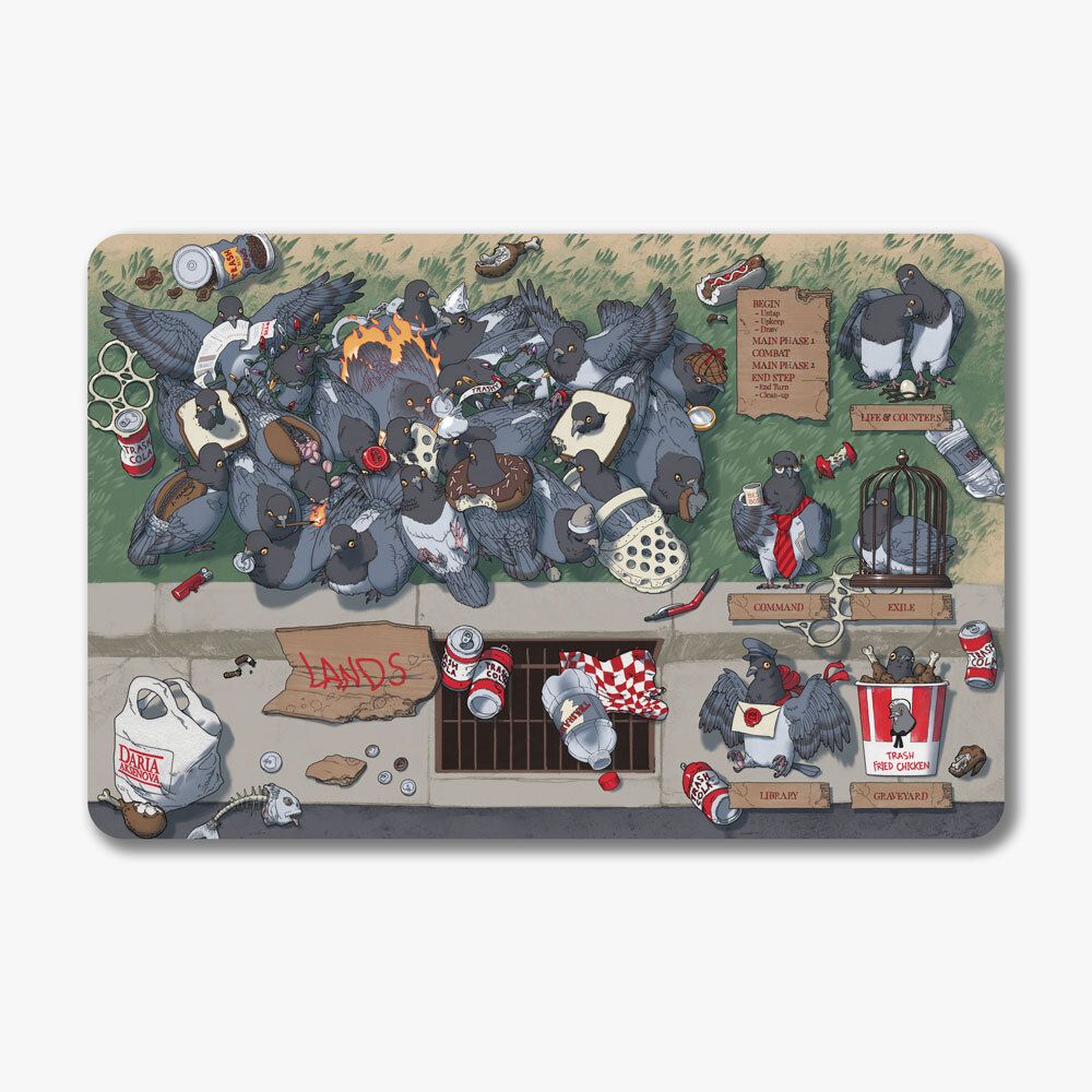 PM: World of Trash - Pigeons - Avian Assault Playmats