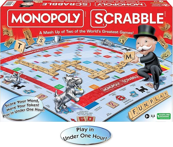 Monopoly Scrabble Fantastic Family Game