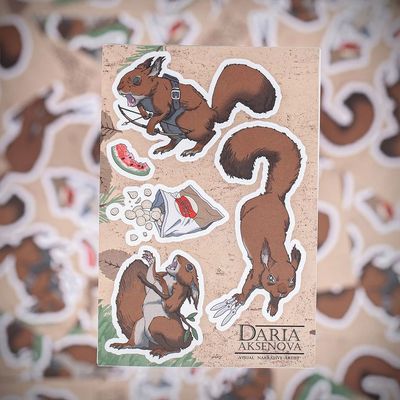 "World Of Trash - So Cute, Such Drama!" Waterproof Vinyl Sticker Sheets
