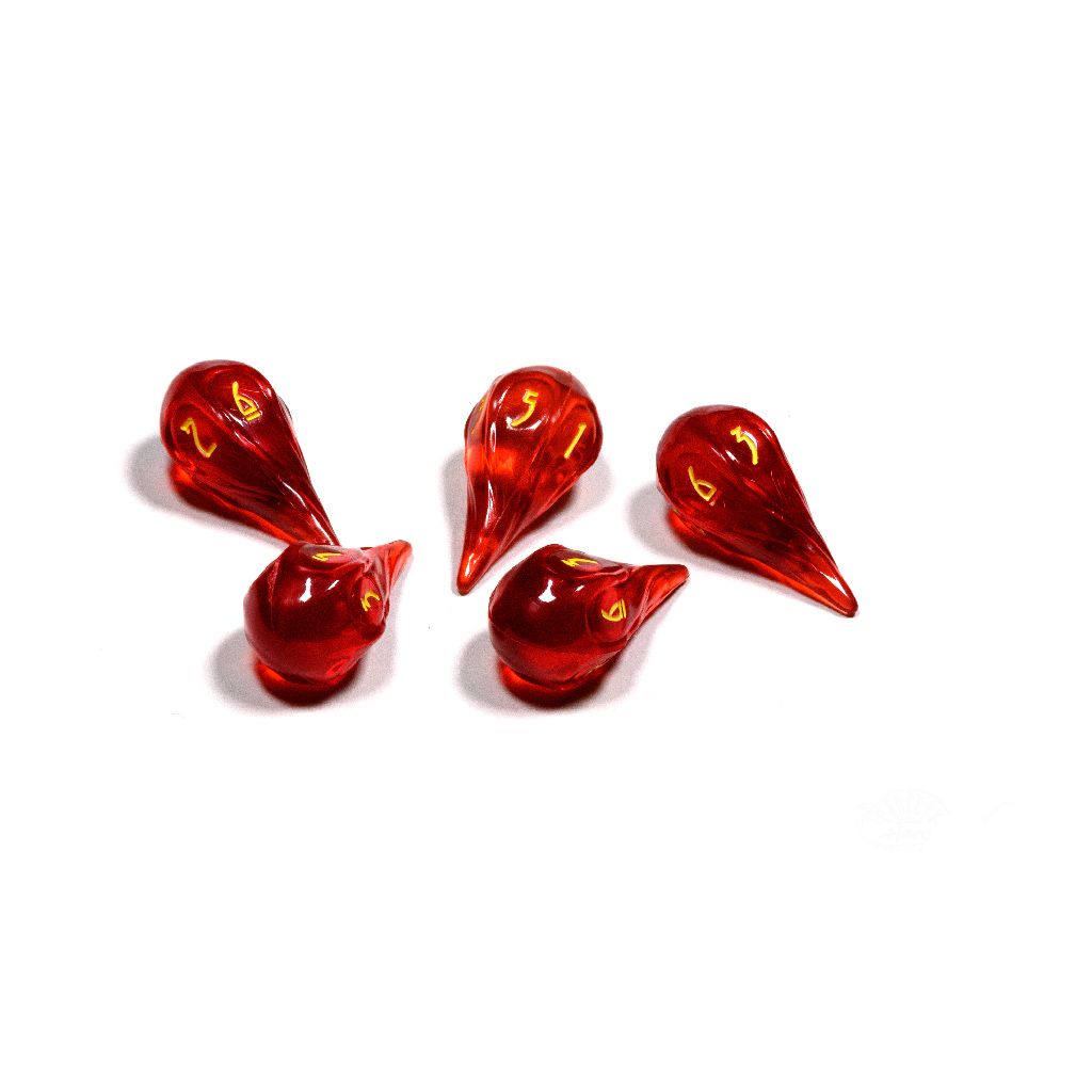 D6 (5): PolyHero Wizard 5d6 Fireballs Dragonfire