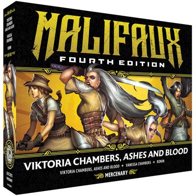 Malifaux Fourth Edition: Viktoria Chambers, Ashes and Blood