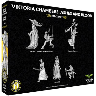 Malifaux Fourth Edition: Viktoria Chambers, Ashes and Blood