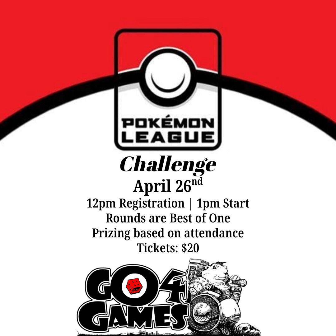 Event: Pokemon TCG Challenge 4/26/26