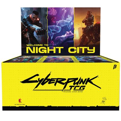 CYBERPUNK TCG: BETA BOOSTER DISPLAY