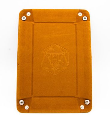 Rectangle Dice Tray - Brown