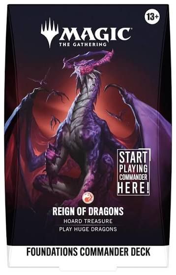 Magic: The Gathering - Foundations Commander Deck: Reign of Dragons