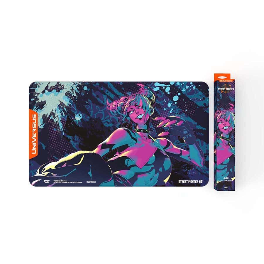 UNIVERSUS CCG: CHALLENGER SERIES (SERIES 2): STREET FIGHTER 6 PLAYMAT: JURI