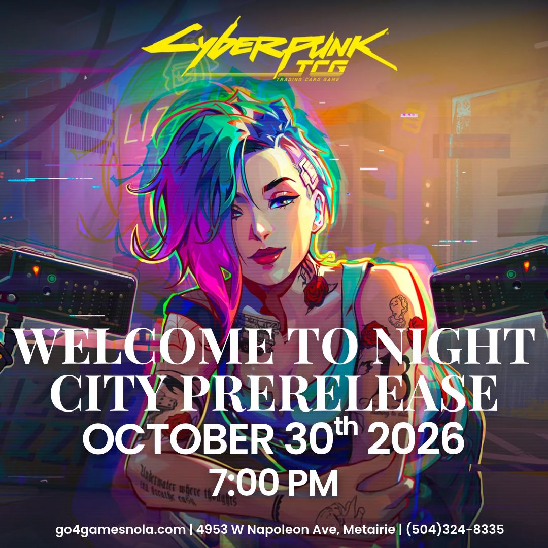 Event: CTCG Welcome to Night City Prerelease 10/30/26