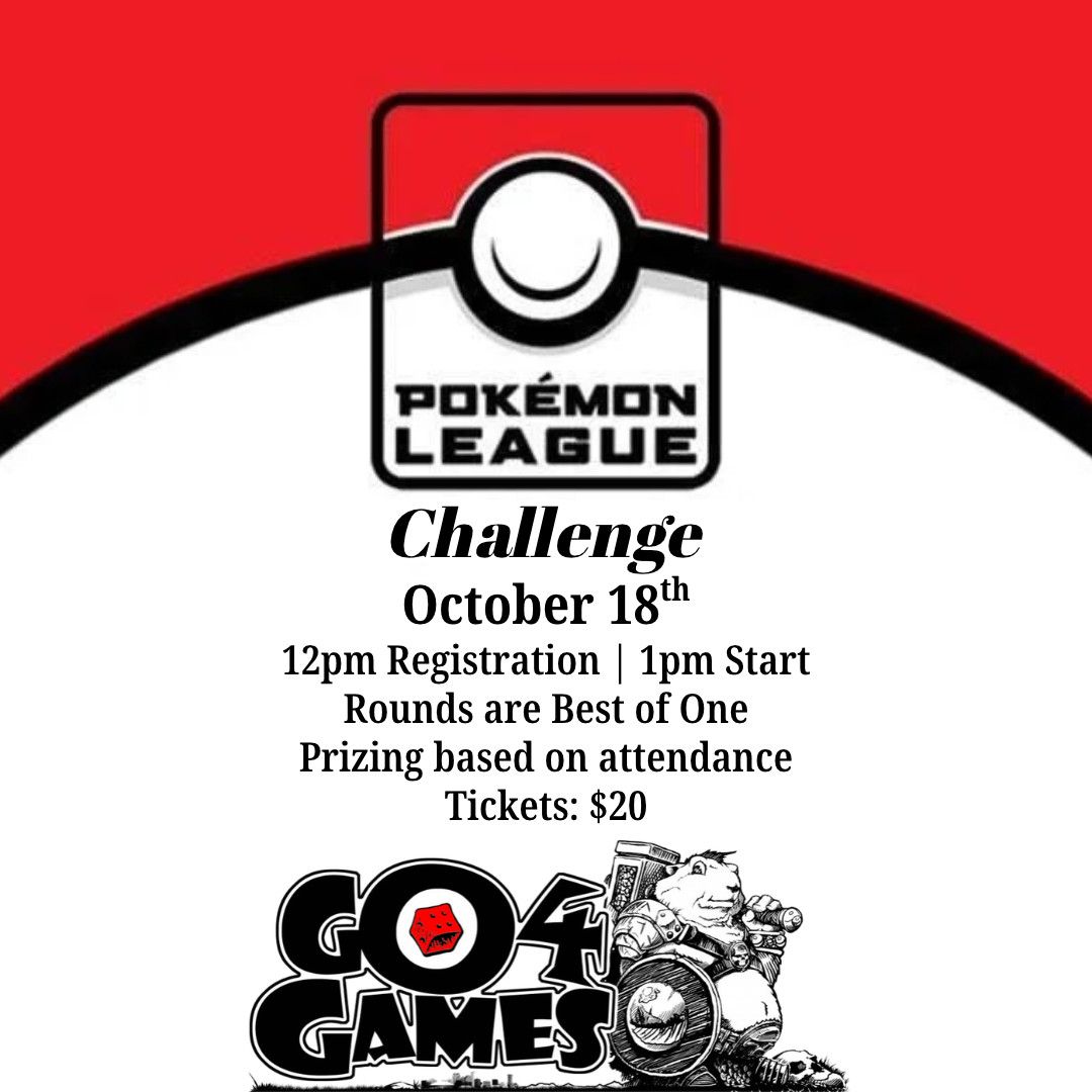 Event: October Pokémon Challenge 10/18/26 12pm