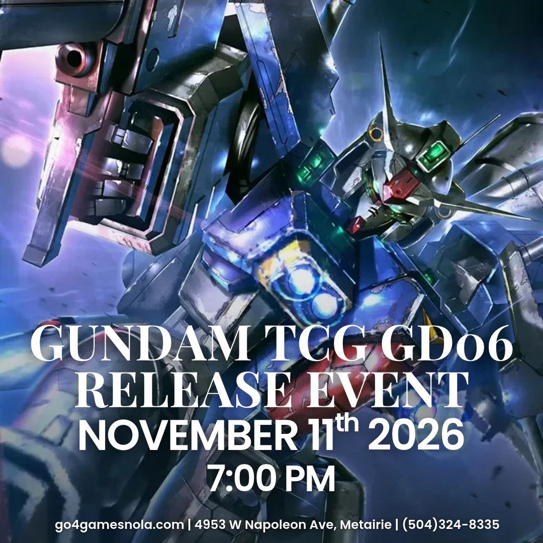 Event: Gundam TCG GD06 Release Event 11/5/26 7pm