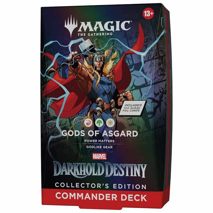 Magic The Gathering: MARVEL: Darkhold Destiny: Collector Commander Deck: Gods of Asgard
