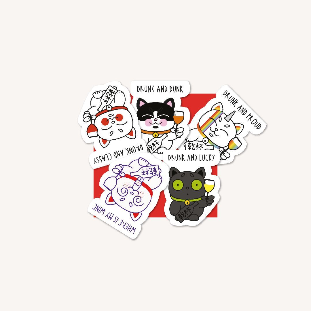 Sticker - Mini Lucky Cat