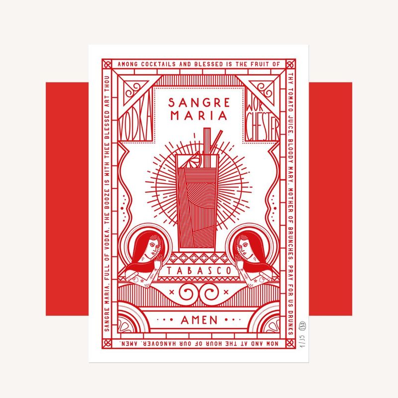 Sangre Maria Print