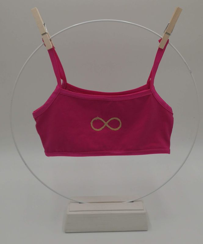 Kinder Bustier Spaghettiträger mit Lichtsymbol