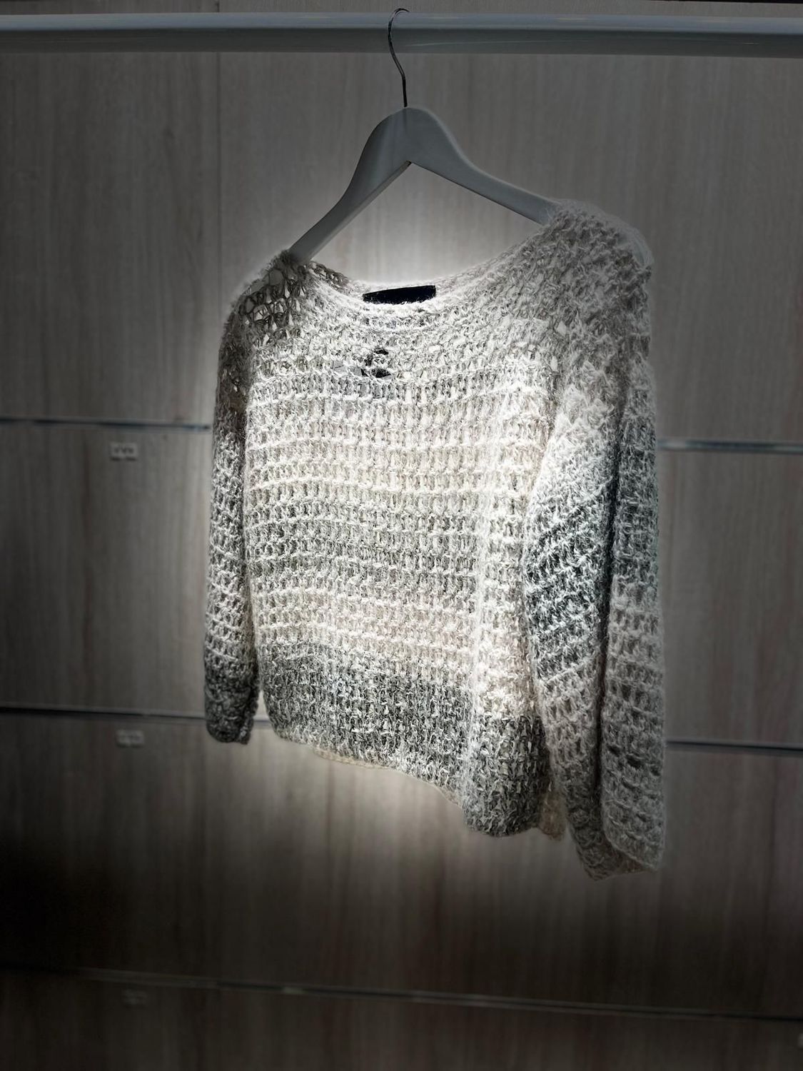 PULLOVER MADRESELVA CORTO CROCHET DEGRADADO