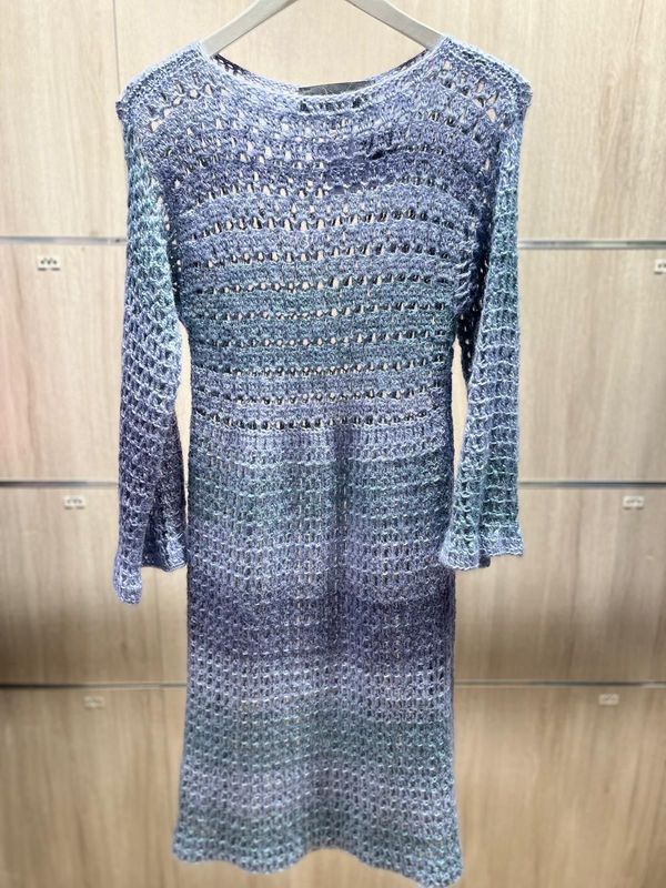 VESTIDO CROCHET MANGA LARGA LARIMAR