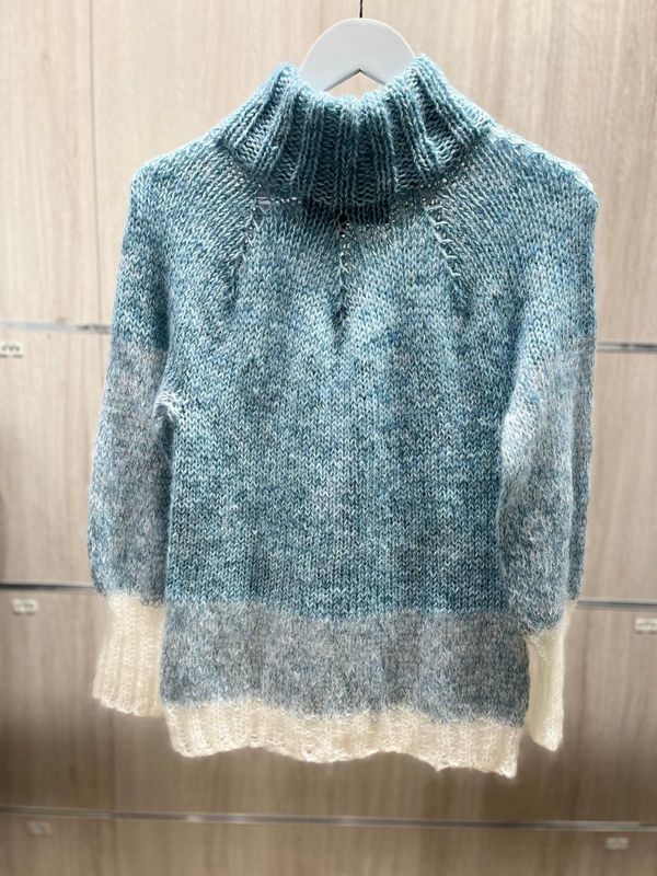 PULLOVER CUELLO RECTO TURMALINA