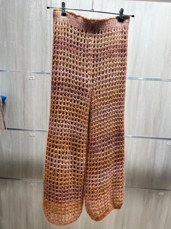 PANTALON CROCHET CORAL