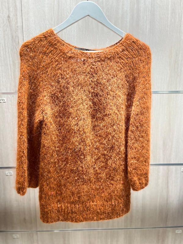 PULLOVER UNA PIEZA OPALO NARANJA