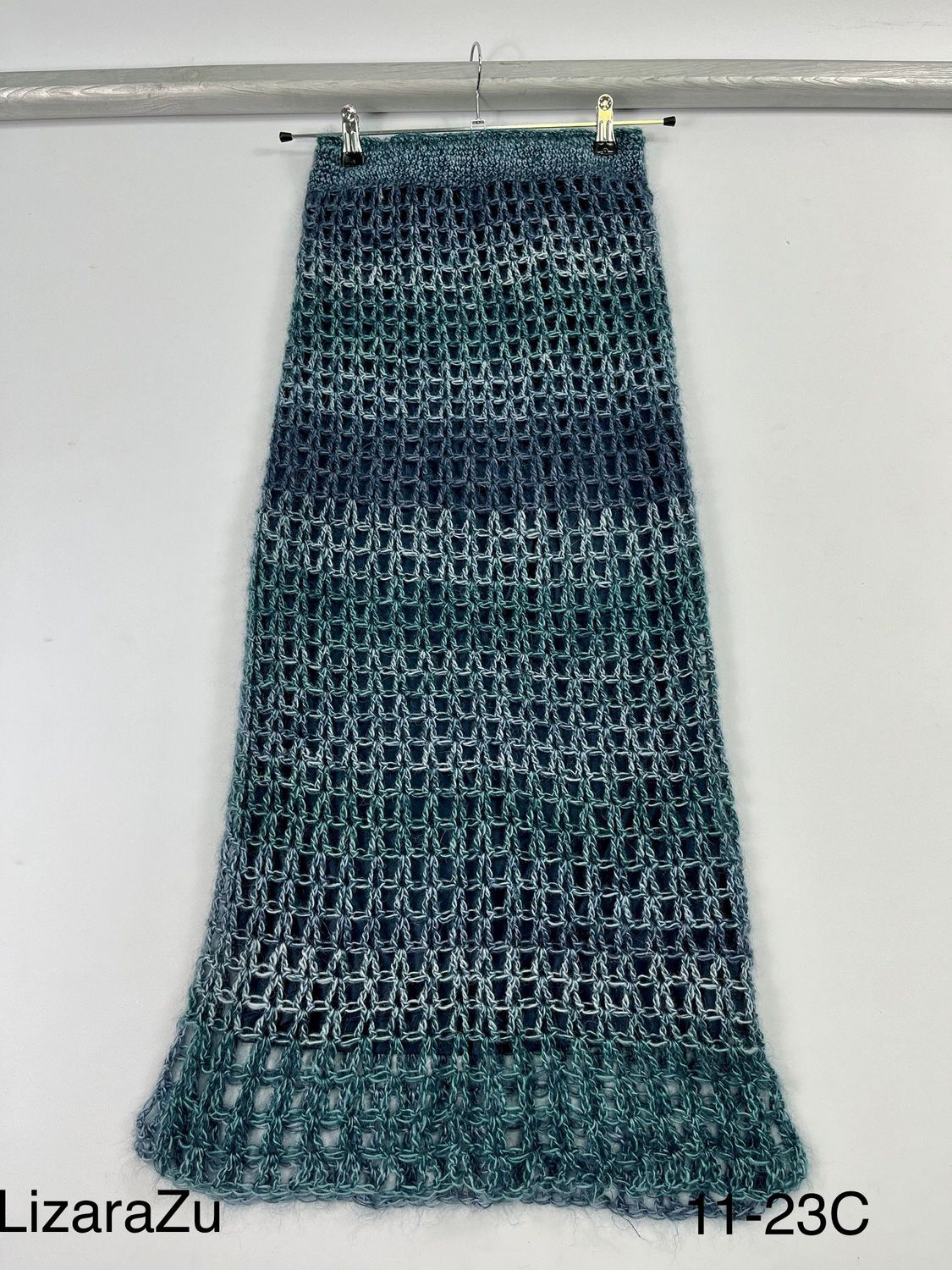 FALDA LARGA CROCHET TURMALINA