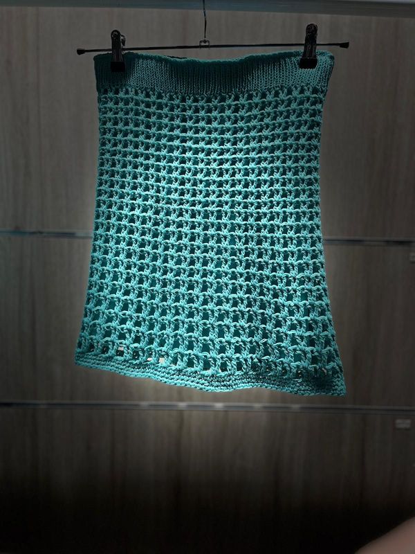 FALDA CORTA CROCHET ALGODON