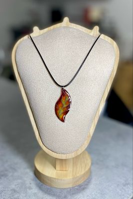 Őszi levél nyaklánc