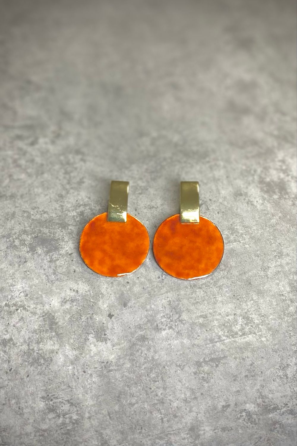 Rozsdás narancs tűzkarika