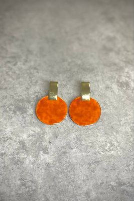 Rozsdás narancs tűzkarika