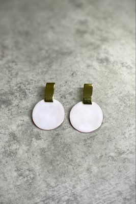 Opálos fehér tűzkarika