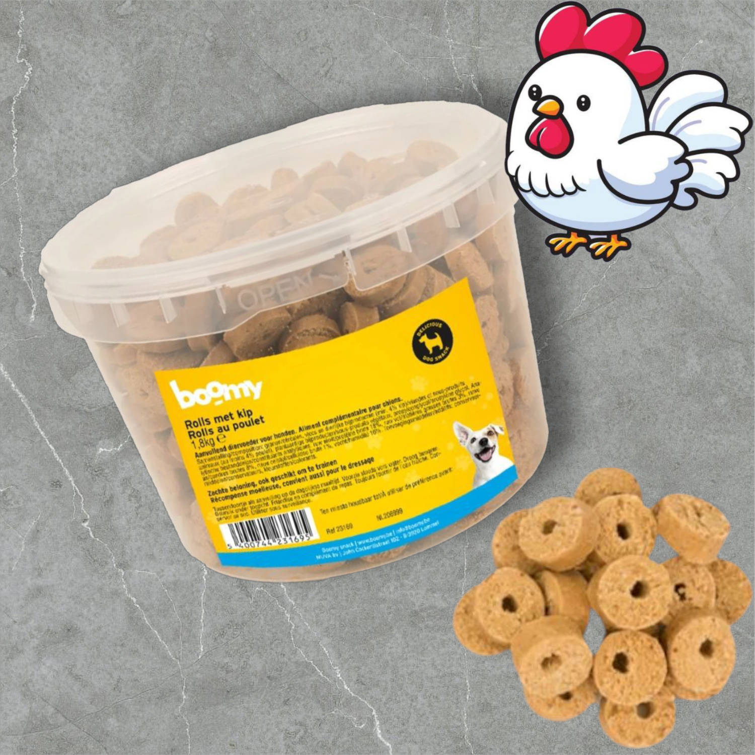 Boomy - Rolls kip emmer