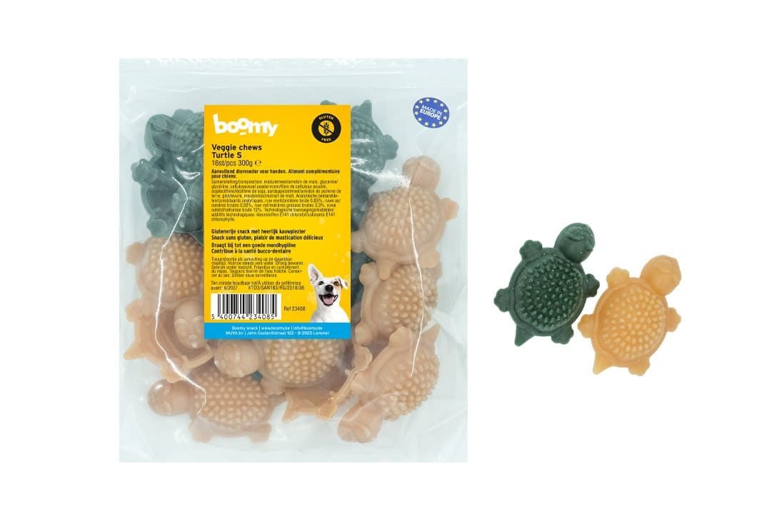 Boomy - Veggie chews turtle S (16 st)