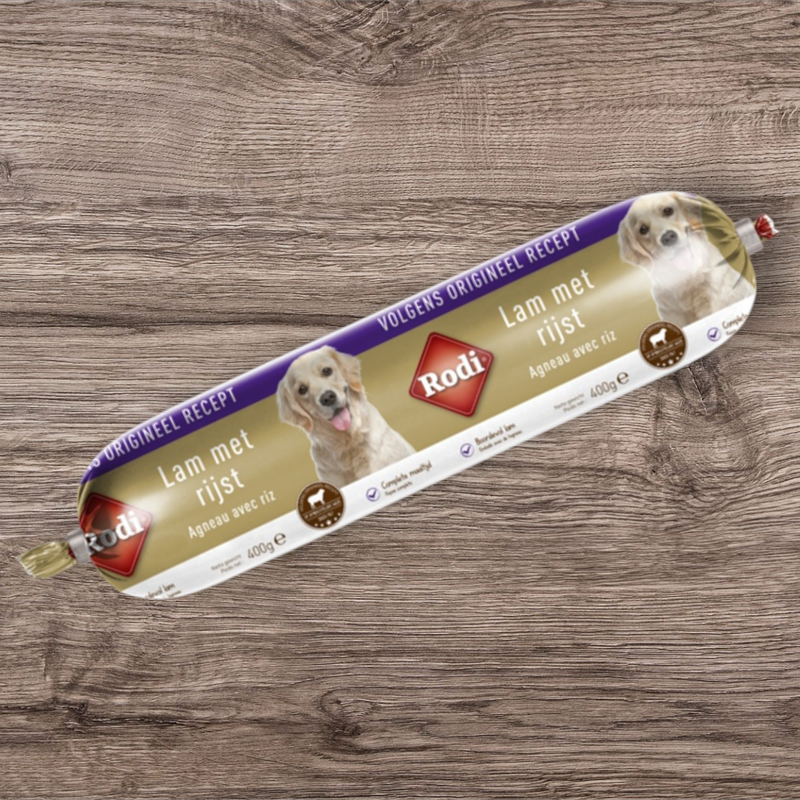 Rodi worst - lam met rijst