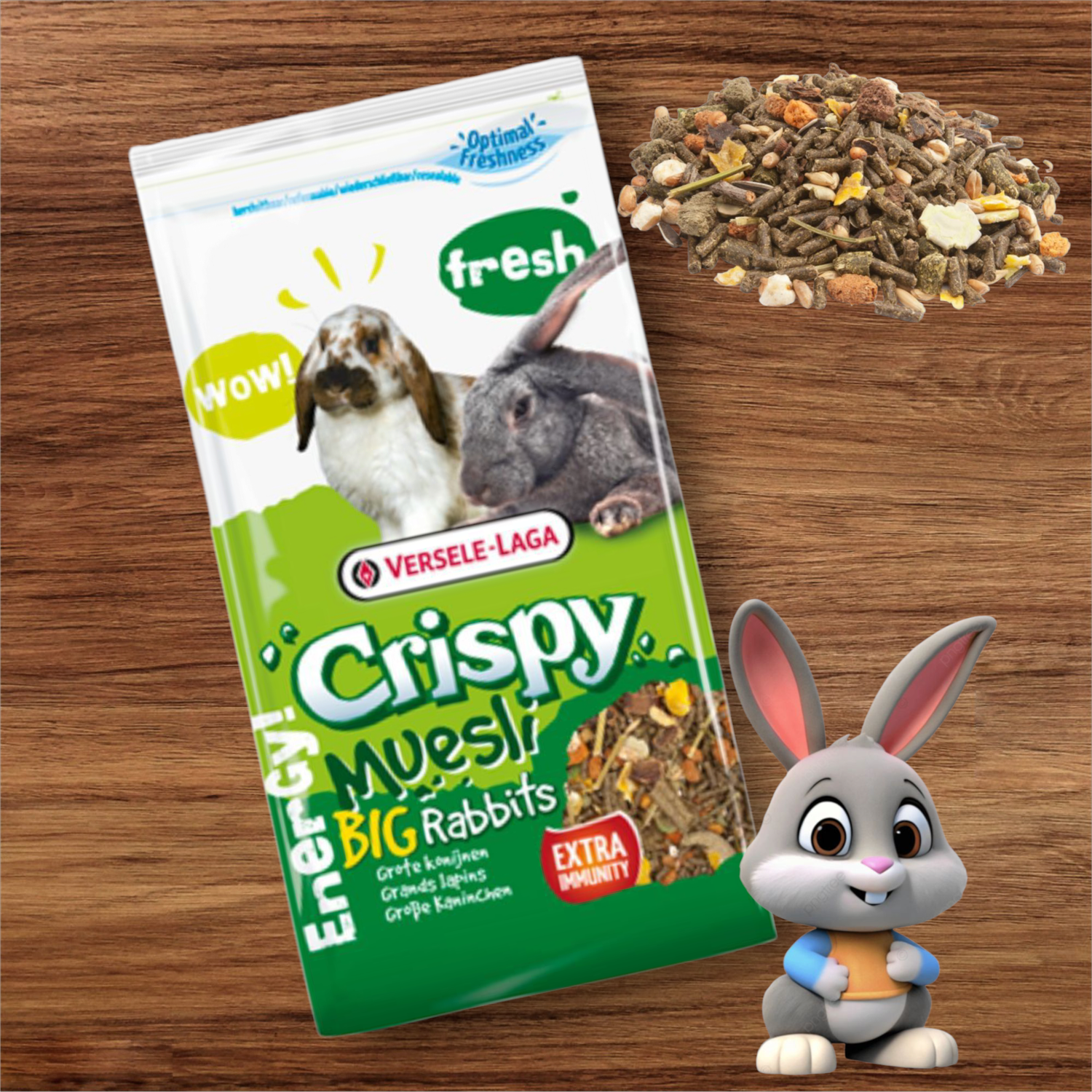 Versele Laga - Crispy Muesli - Big Rabbits