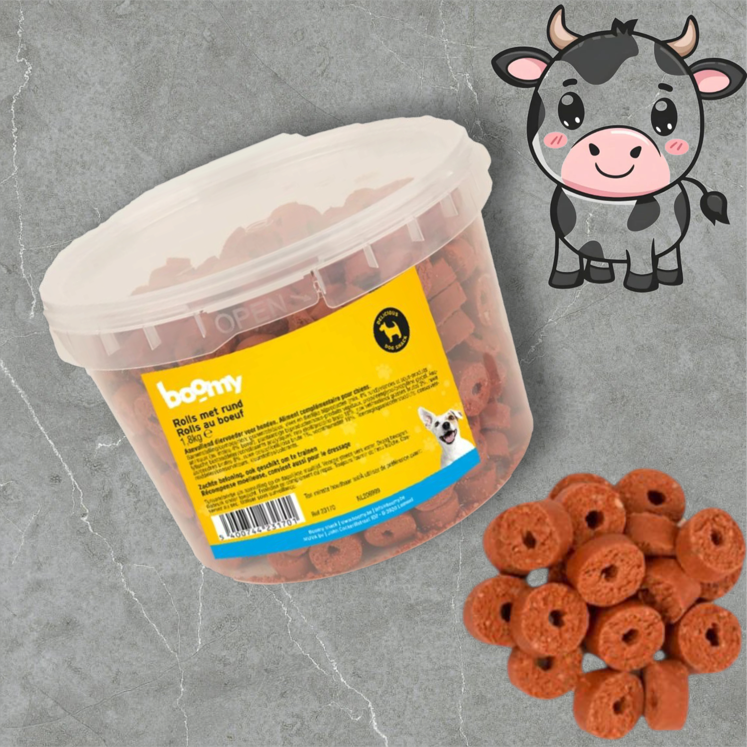 Boomy - Rolls rund emmer 1,8 kg