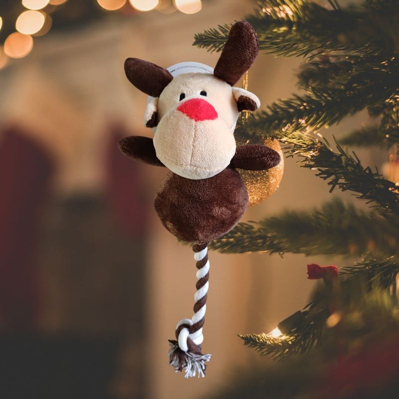 Duvo - Xmas Knuffel met touw