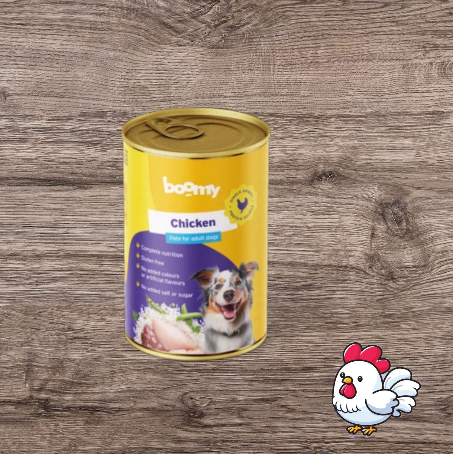 Boomy - Blikvoeding Kip 400g