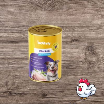 Boomy - Blikvoeding Kip 400g