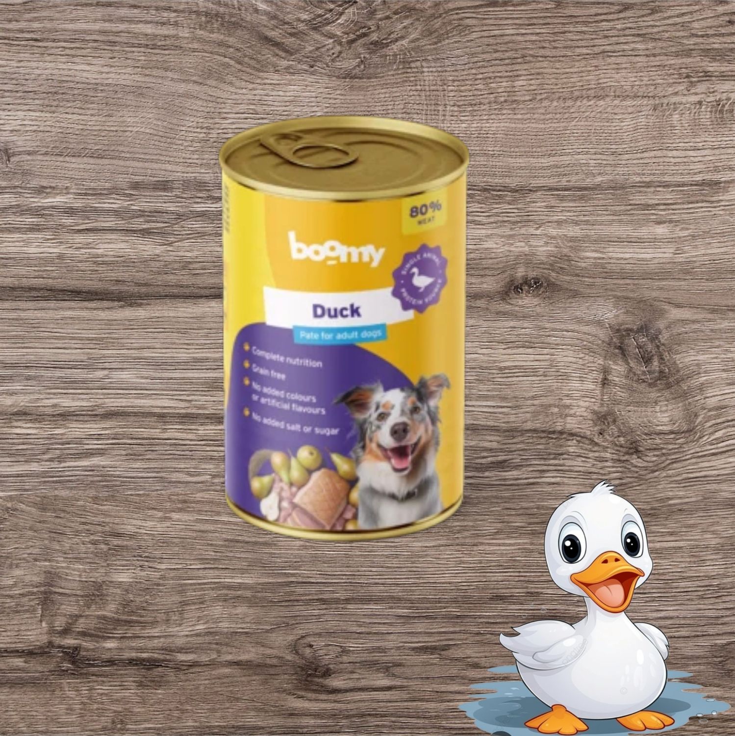 Boomy - Blikvoeding Eend 400g