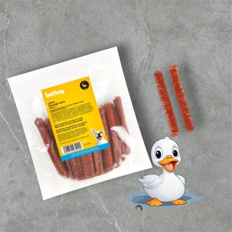 Boomy - Jerky saucage met eend 500 gr