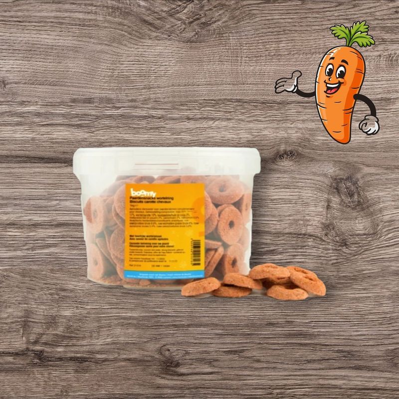 Boomy - paardensnacks wortelring 1kg