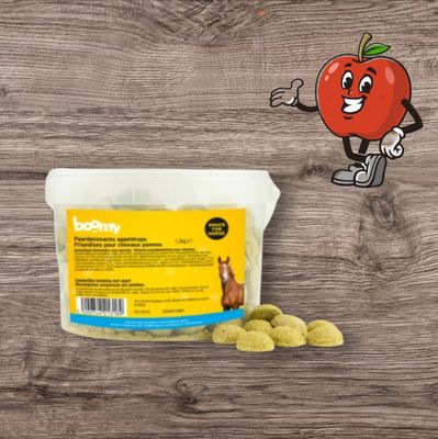 Boomy - paardensnacks appeldrops 1,2kg